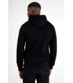 SUDADERA LOUIS VENDOME NEGRA CORAZON BLANCO