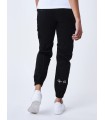 PANTALON PXP NEGRO CARGO LOGO BLANCO DOBLE