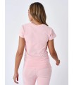 CAMISETA PXP ROSA LLOGO PECHO NEGRO