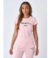 CAMISETA PXP ROSA LLOGO PECHO NEGRO