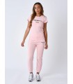 CAMISETA PXP ROSA LLOGO PECHO NEGRO