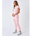 CAMISETA PXP ROSA LLOGO PECHO NEGRO