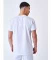 CAMISETA PXP BLANCA LOGO PECHO NEGRO