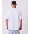 CAMISETA PXP BLANCA BRILLOS EN FORMA DE ESTRELLA