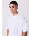 CAMISETA PXP BLANCA BRILLOS EN FORMA DE ESTRELLA