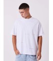 CAMISETA PXP BLANCA BRILLOS EN FORMA DE ESTRELLA