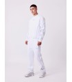 PANTALON PXP BLANCO DETALLES AZUL