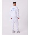 PANTALON PXP BLANCO DETALLES AZUL