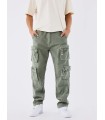 PANTALON PXP VERDE MULTIBOLSILLO CARGO