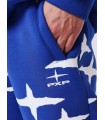 PANTALON PXP AZUL ESTAMPADO DE ESTRELLAS BLANCO