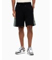 PANTALON EA7 NEGRO RAYAS VERDES