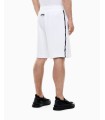 PANTALON BLANCO EA7 TIRAS NEGRAS