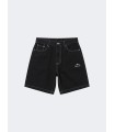 PANTALON CORTO NEGRO BOLSILLOS CON FLORES PXP