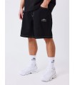 PANTALON CORTO NEGRO BOLSILLOS CON FLORES PXP