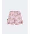 PANTALON CORTO ROSA CON BEIGE PXP
