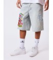 PANTALON CORTO JEAN PXP LOGO COLORIDO
