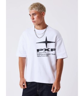 CAMISETA BLANCA PXP ESTRELLA GRANDE NEGRA