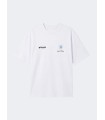 CAMISETA PXP BLANCA CON FLOR AZUL