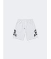 PANTALON CORTO PXP BLANCO CON FLORES