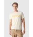 CAMISETA BLANCA HUGO LOGO AMARILLO