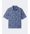 CAMISA PXP AZUL CON FLORES