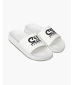 CHANCLAS CRUYFF BLANCAS LOGO NEGRO