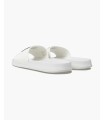 CHANCLAS CRUYFF BLANCAS LOGO NEGRO