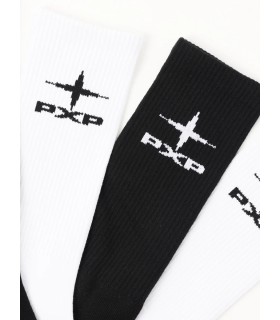 CALCETINES PXP BLANCO Y NEGRO
