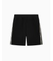 PANTALON CORTO EA7 NEGRO LINEA BEIGE