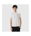 POLO BLANCO EA7 TIRAS NEGRAS