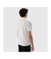 POLO BLANCO EA7 TIRAS NEGRAS