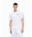 CAMISETA BLANCA EA7 LOGO PEQUEÑO NEGRO