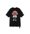 CAMISETA MWM NEGRA OSO CON RIÑONERA