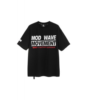 CAMISETA MWM NEGRA OSO CON RIÑONERA