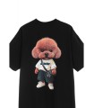 CAMISETA MWM NEGRA OSO CON RIÑONERA