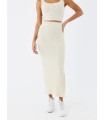 FALDA LARGA BEIGE PXP
