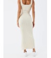 FALDA LARGA BEIGE PXP