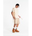 CAMISETA MWM BEIGE TIRAS COLGANDO