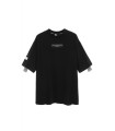 CAMISETA MWM NEGRA CON CINTA GRIS
