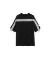 CAMISETA MWM NEGRA CON CINTA GRIS