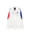CHAQUETA MWM REJILLA BLANCA