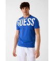 CAMISETA GUESS AZUL LOGO PECHO