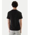 CAMISETA GUESS NEGRA LOGO DEGRADADO VERDE