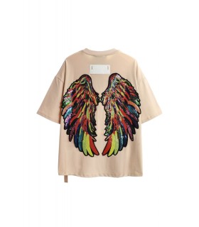 CAMISETA BEIGE MWM