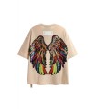 CAMISETA BEIGE MWM