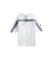 CAMISETA MWM BLANCA CON CINTA GRIS
