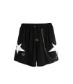 PANTALON CORTO NEGRO MWM CON ESTRELLAS