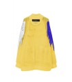 CHAQUETA MWM AMARILLA DE REJILLAS