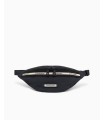 RIÑONERA EA7 NEGRA CON TIRAS BEIGE