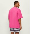 CAMISETA HUGO ROSA FUERTE CON LOGO AL COSTADO